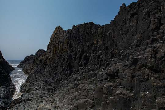 海岸柱狀火山巖