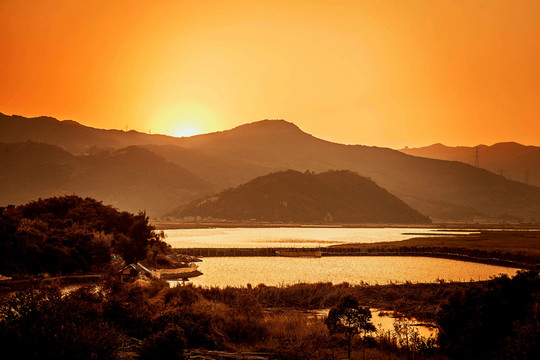 夕陽(yáng)風(fēng)光攝影
