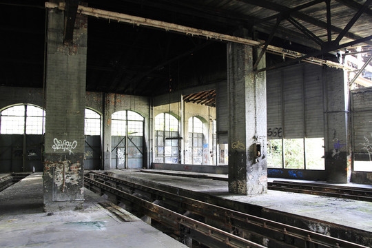 在馬爾堡waggonhalle