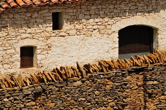 典型的建筑iglesuela del cid