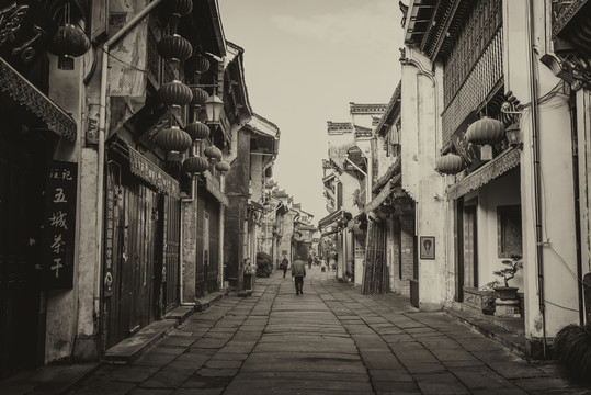 徽州屯溪古鎮(zhèn)老照片