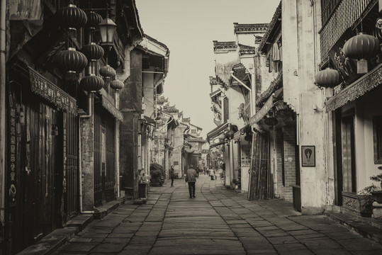 徽州屯溪古鎮(zhèn)老照片