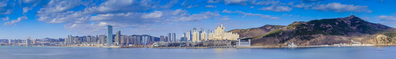 大連星海灣全景