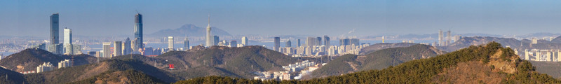 大連東北部全景