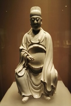 明代德化窯何朝宗作品文昌君像