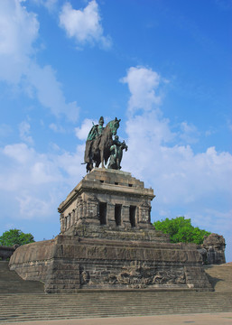在koblenz的deutsches eck