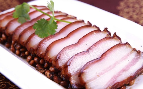 臘八豆蒸臘肉