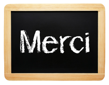 merci  - 黑板