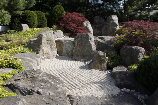 日落花園在壞langensalza