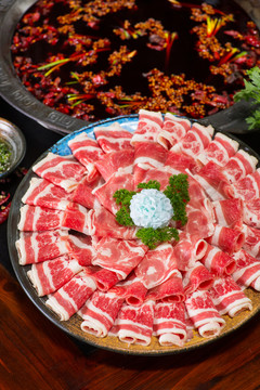 火鍋菜品肉片