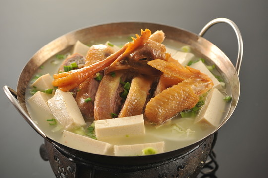 咸雞老豆腐鍋仔