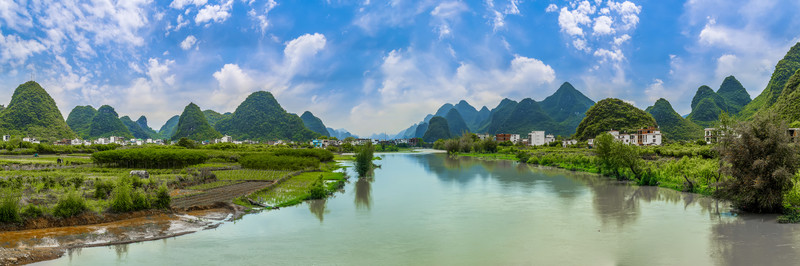 桂林山水漓江風光 大畫幅