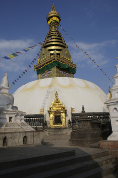 加德滿都的佛塔swayambhu