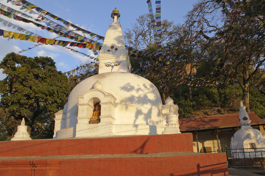 寺廟swayambhu，加德滿都