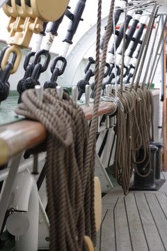 在一個老windjammer，rahsegler
