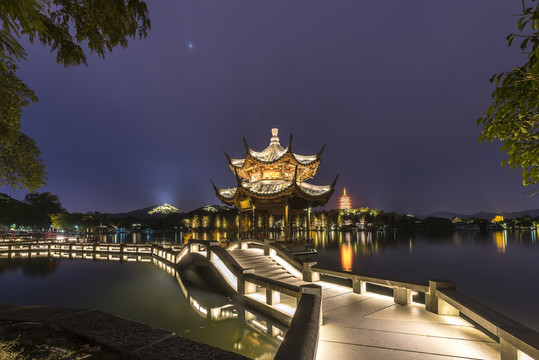 杭州西湖雙投橋