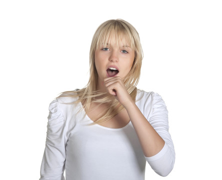 ？年輕女人累了