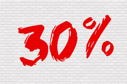 墻壁白色30％