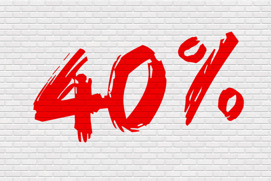 墻面白色40％
