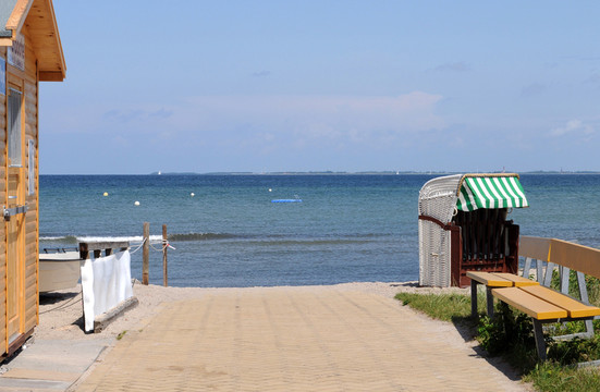 沐浴海灘