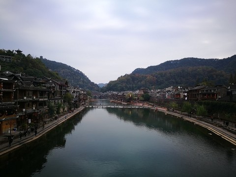 鳳凰古城沱江風(fēng)光
