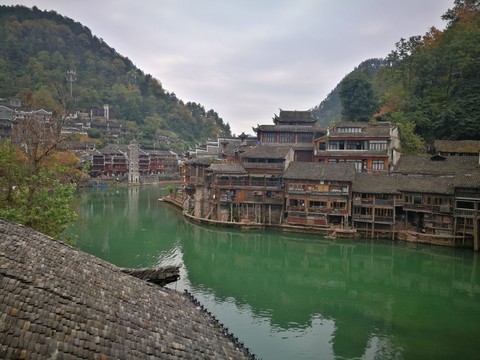 鳳凰古城沱江風(fēng)光