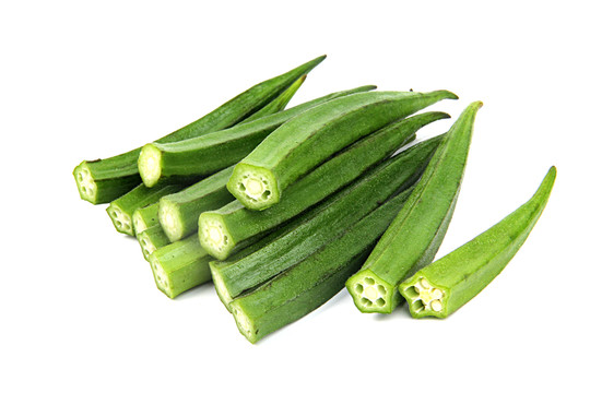 秋葵 蔬菜 食品 綠色 黃秋