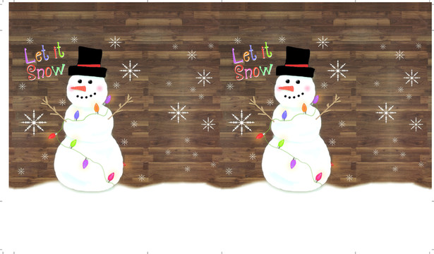 圣誕雪人 合層