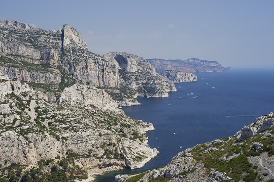在morgiou calanque法國的海岸和南部
