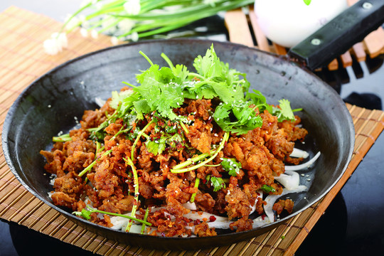 平鍋炒烤羊肉