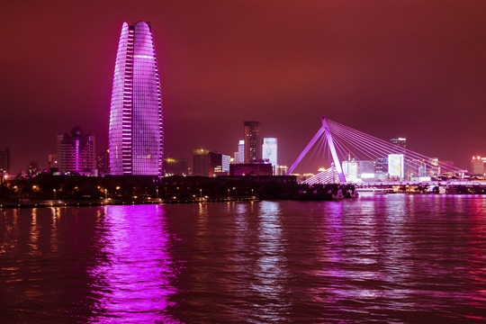 寧波夜景 玉米樓