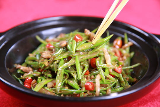 砂鍋四季豆