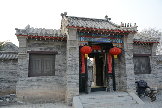 傳統(tǒng)建筑院門