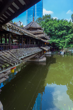 廣西民族文物苑風(fēng)雨橋