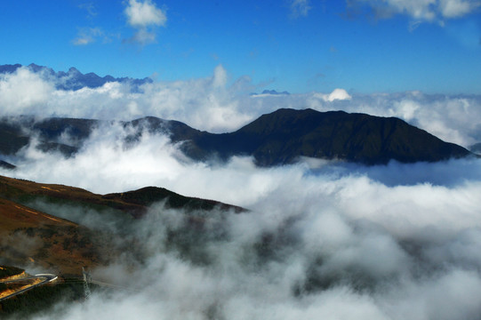 山谷云霧 山巒云海