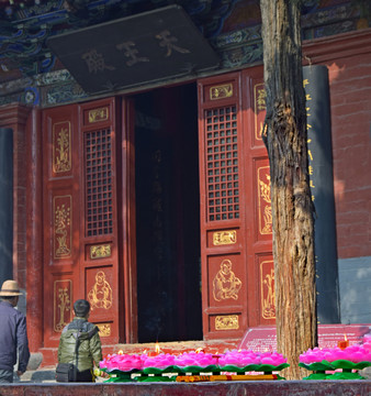 白馬寺的蓮花燈