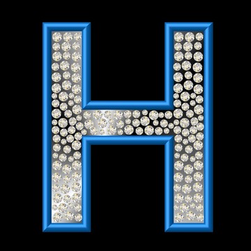 鉆石字母w