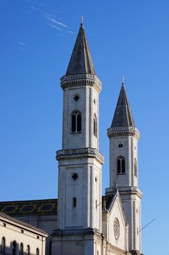慕尼黑，kath.ludwigskirche schwabing（基石1829）