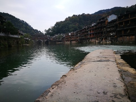 鳳凰古城沱江風(fēng)光