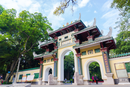 廣西柳州柳候祠柳候公園正門