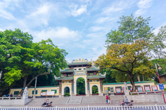 廣西柳州柳候祠柳候公園正門(mén)