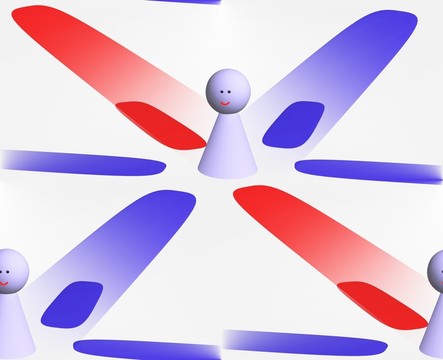 藍色