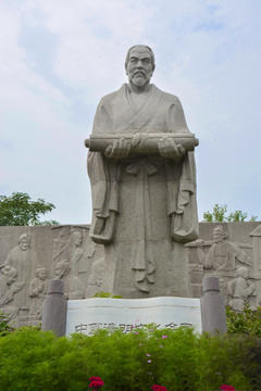 清明上河園 張擇端雕塑