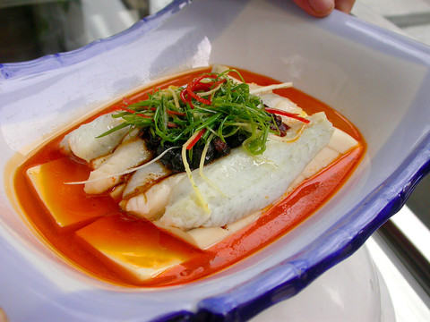 咸黃魚蒸豆腐