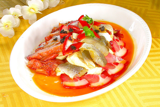 蒸臘魚臘肉 豆豉蒸雙臘