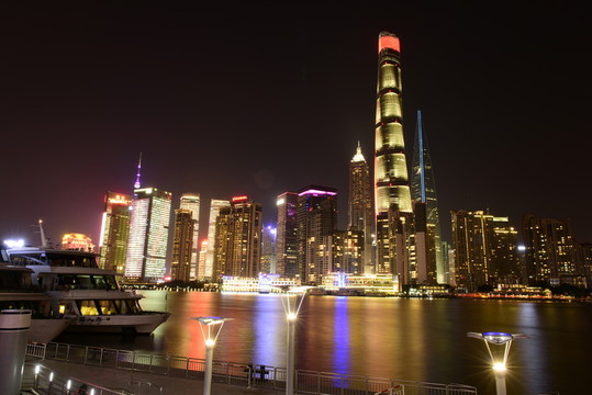 上海陸家嘴夜景