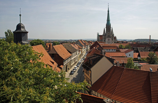 altstadtmühlhausen與marienkirche塔