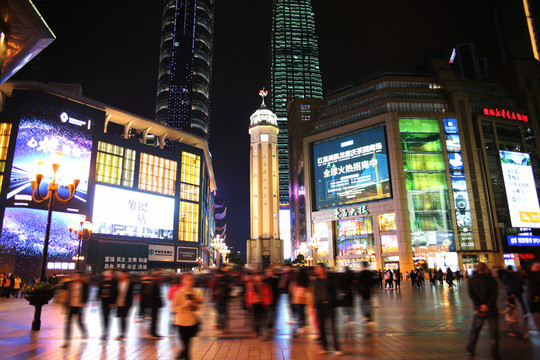重慶解放碑夜景