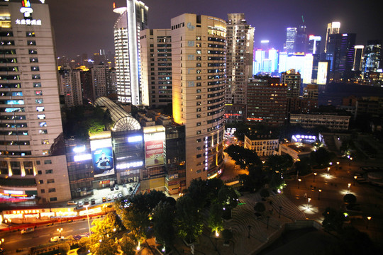 重慶解放碑夜景