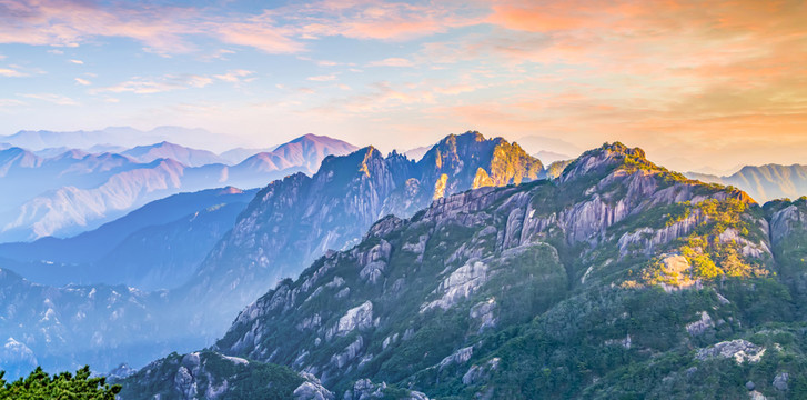 黃山色彩